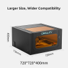 Creality Pro Enclosure for Laser Engraver Flame Retardant Smoke Proof